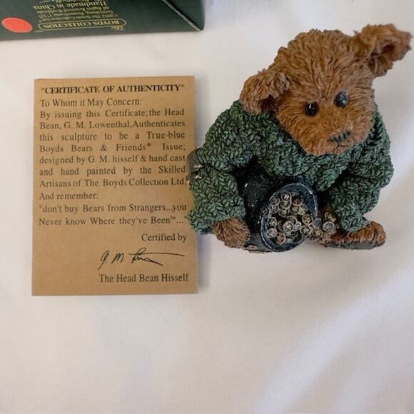 Boyds Bears "Lucky Liam End of the Rainbow" Bearstone Collection #227799 VTG - Picture 13 of 13